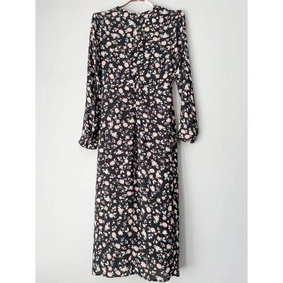 Bardot Split Floral Dress Sz 6 - Picture 4 of 7